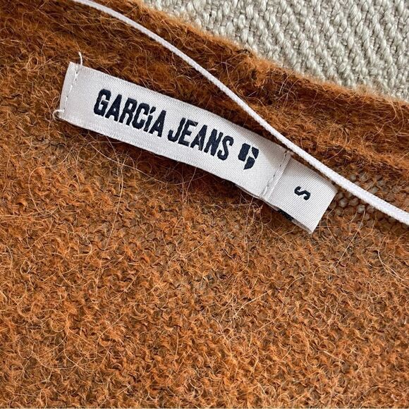 Garcia Jeans Lightweight Cardigan Alpaca Blend Butterscotch S - Picture 5 of 8